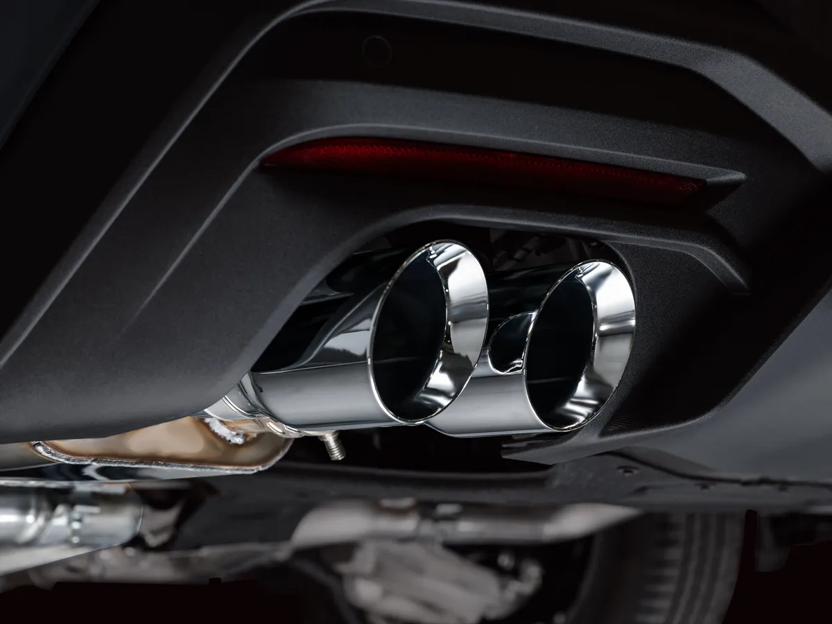 AWE SwitchPath™ Exhaust for S650 Ford Mustang GT Fastback - Quad Chrome Silver Tips product image