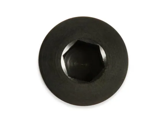 Earl's -8 AN Port Plug w/ O-Ring Seal, Black Anodized Aluminum product image