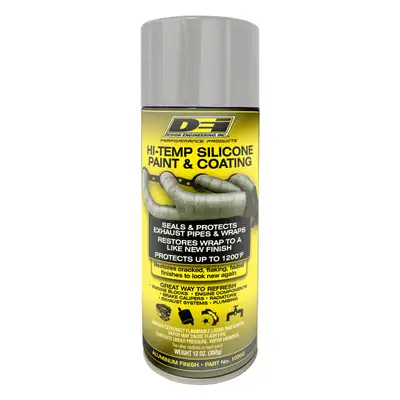 Design Engineering DEI 10302 Hi-Temp Silicone Coating Spray Aluminum 010302