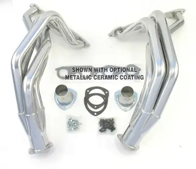 Patriot Exhaust Patriot Fenderwell Header 55-57 Chevrolet 396-502 BBC 2" Primary 3 1/2" Collector Raw Steel H8035