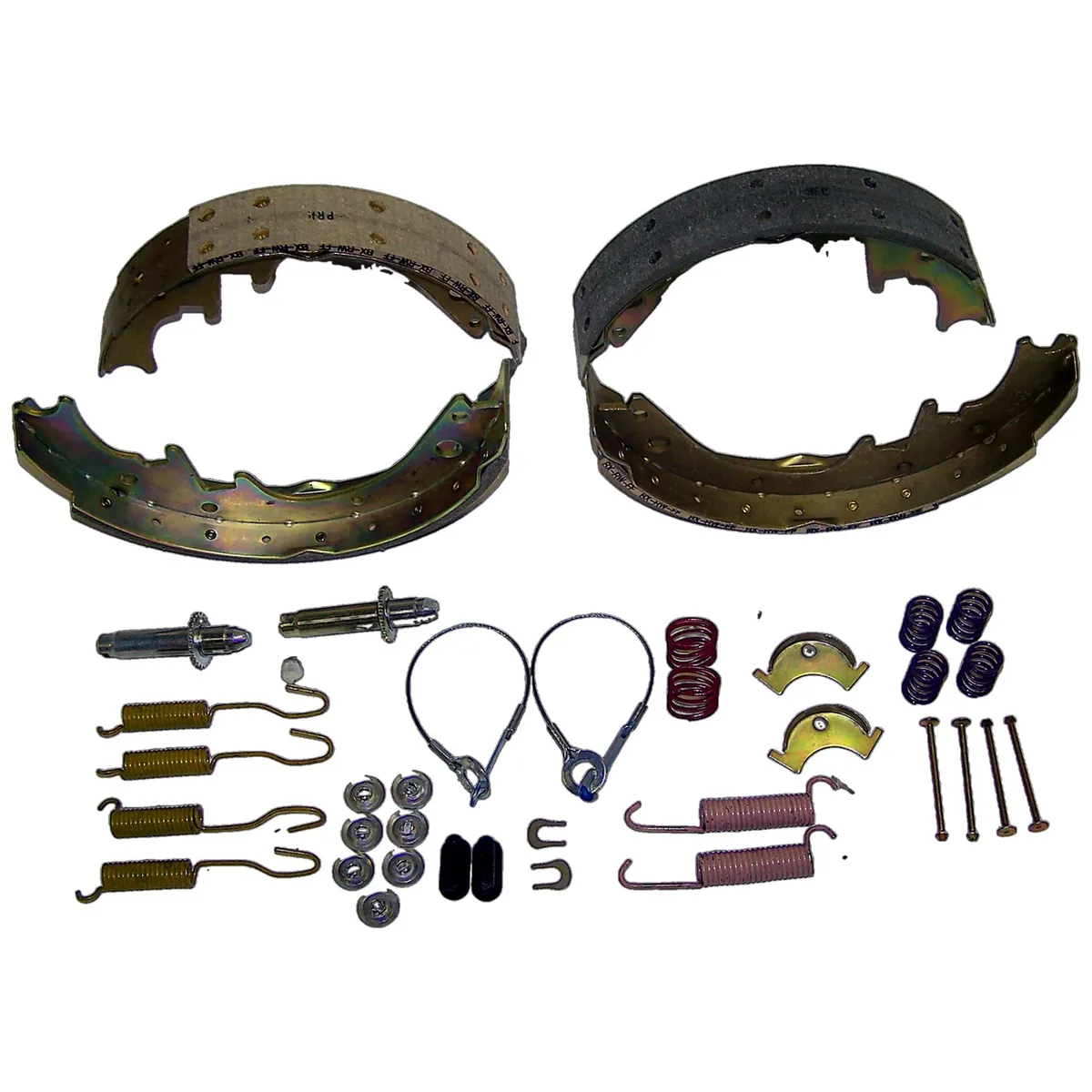 1986-1986 CJ-7 CJ w/ Dana 44 Axle; For 10in x 1-3/4in Brakes; Kit Includes: Shoes Lining Set and Hardware Kit 1986-1986 CJ-8 CJ w/ Dana 44 Axle; For 10in x 1-3/4in Brakes; Kit Includes: Shoes Lining Set and Hardware Kit product image