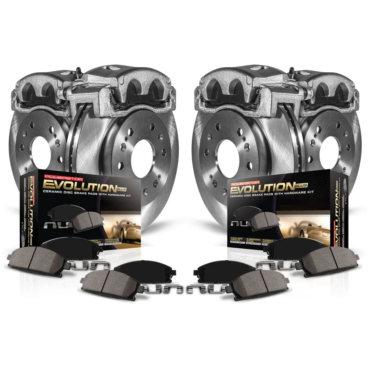 Z17 Direct Replacement Kit: Rotors; Ceramic Pads; Calipers product image