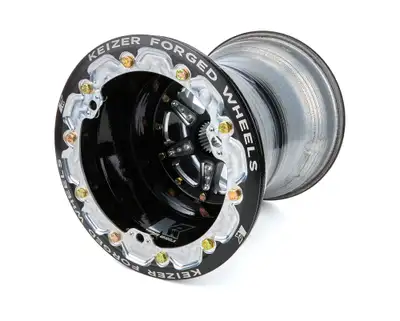 Keizer Aluminum Wheels Wheel 1.75spl 10in x 12in 6in BS Bdlk Black