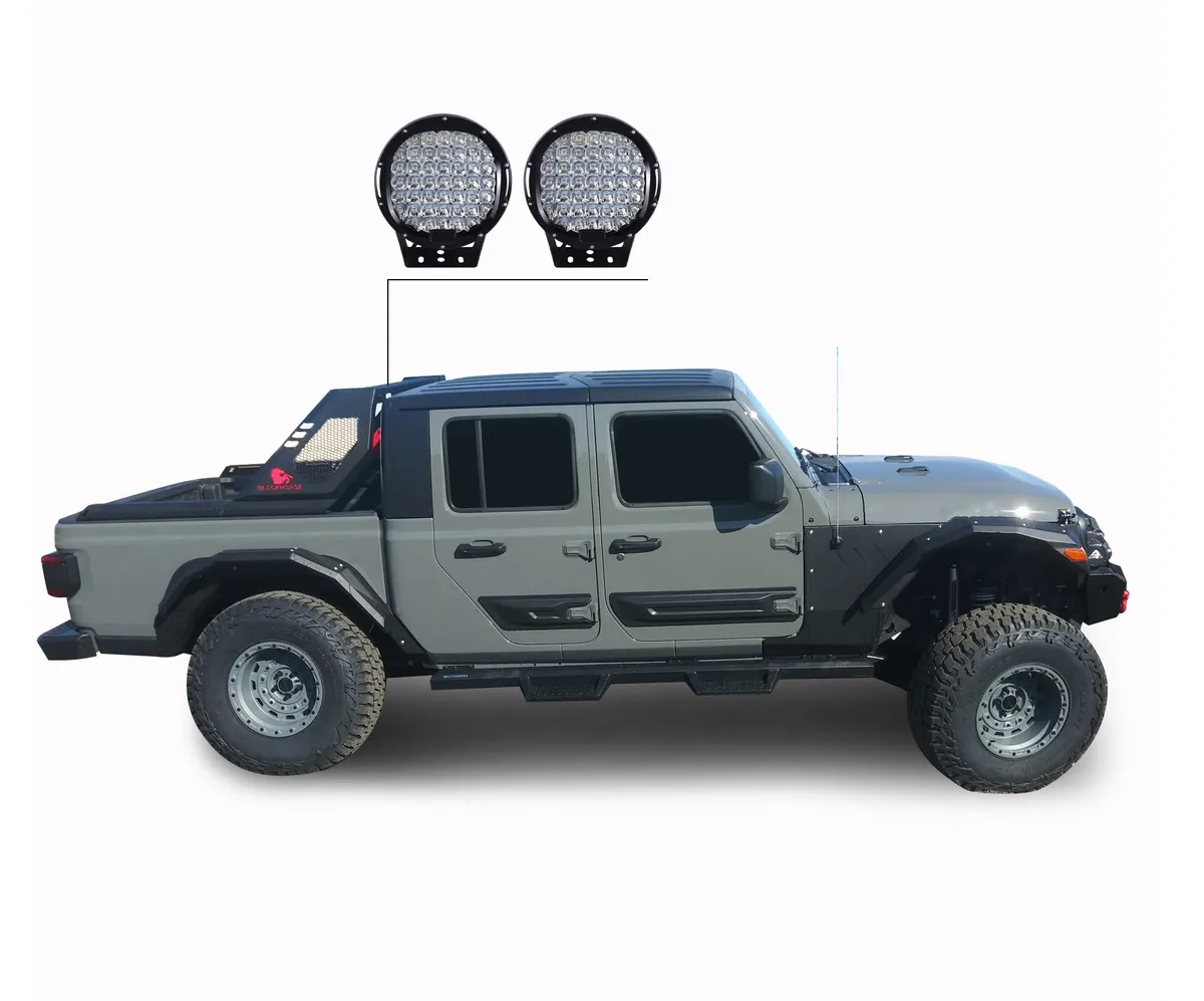 Black Horse Off Road Vigor Roll Bar Kit Black Steel VIRB09B-PL69B product image
