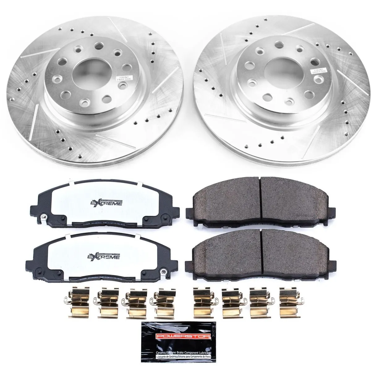 Z36 Truck/Tow Upgrade Kit: Drilled/Slotted Rotors; Carbon-Fiber Ceramic Pads W/Hardware product image