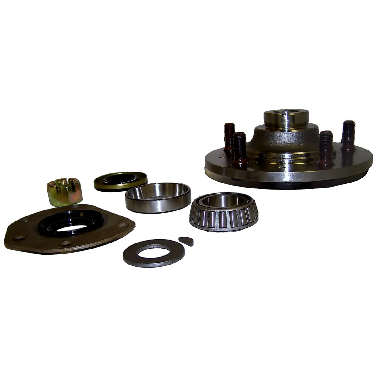 1976-1983 Cj-5 CJ w/ Amc 20 Rear Axle; Kit Includes: Hub Bearing Seals Nut Washer & Key 1976-1986 Cj-7 CJ w/ Amc 20 Rear Axle; Kit Includes: Hub Bearing Seals Nut Washer & Key 1981-1986 Cj-8 CJ w/ Amc 20 Rear Axle; Kit Includes: Hub Bearing se product image