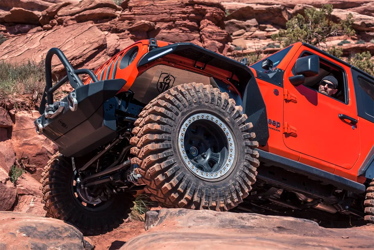 18c Wrangler/20c Gladiator Stealth Front Bumper Bolt on Accessory Skid Plate Texture Black product image