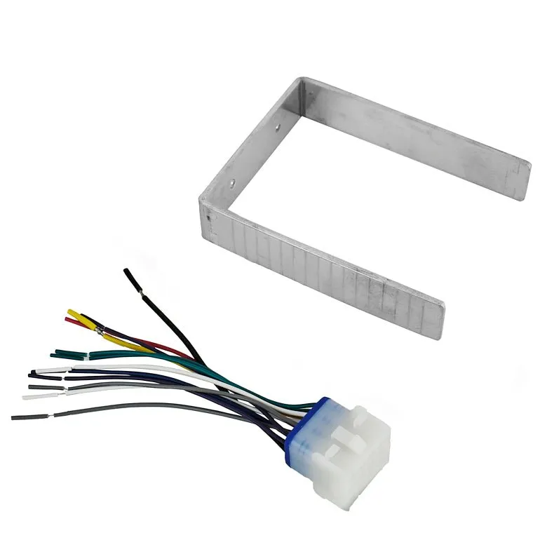 2 .75” | Lcd Screen | 1 Zone | 4 Volts Output | bt | Rds | 4 x 40 Watts | Silicone Cover 2 Zones Marine And Powersports Headunit product image