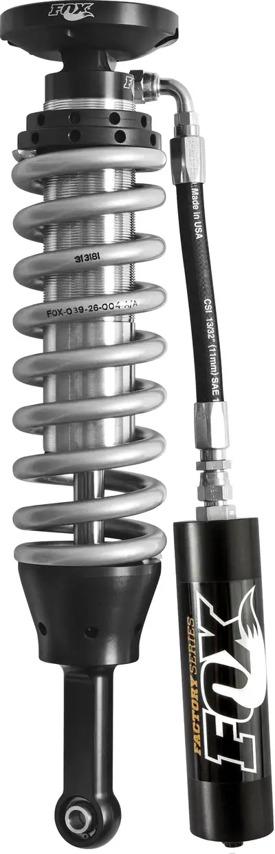 FOX Offroad Shocks 05-Up Toyota Tacoma 4WD & 2wd Prerunner w/ UCA Front Coilover Factory Race 2.5 Remote Reservoir 4.9 Inch 0-3 Inch Lift Fox Offroad Shocks