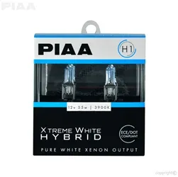 H1 Xtreme White Hybrid Replacement Bulb; 12V; 55W; 3900K; Twin Pack; product image