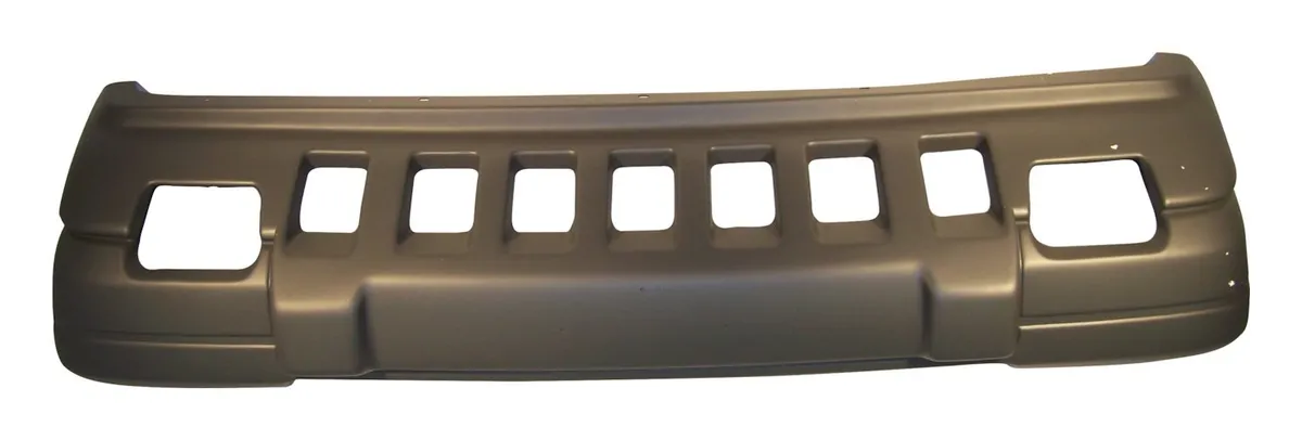 Front Bumper Fascia; Gray; Textured; w/Laredo Package w/Fog Lamps; product image