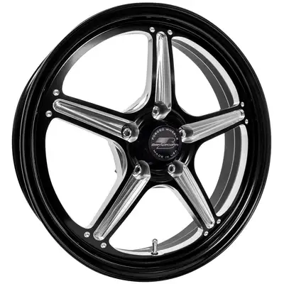Billet Specialties Street Lite Black Wheel 17X4.5 5x4.75 BC 2IN BS