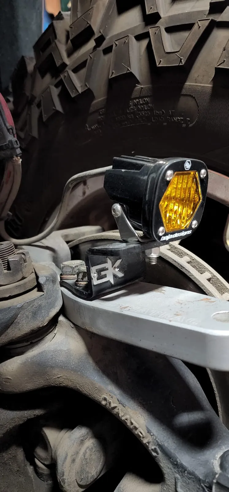 DynaTrac Prorock 60 Steerable Knuckle Pod Light Mounts product image