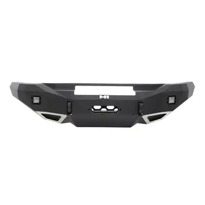 Smittybilt 0714 Fj Cruiser M1 Winch Mount Front Bumper W/Pair Of S4 Spot And Flood Lights