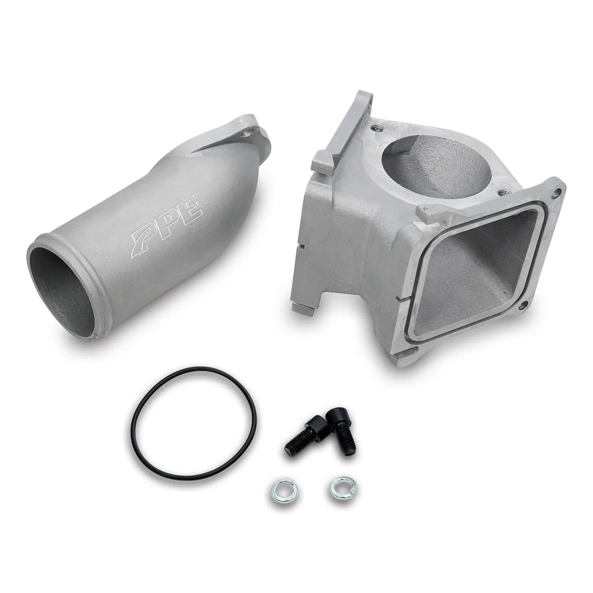 2006-2010 GM 6.6L Duramax Race High-Flow 3 inch Intake Bridge Manifold 2pc Race 06-10 Black PPE Diesel product image