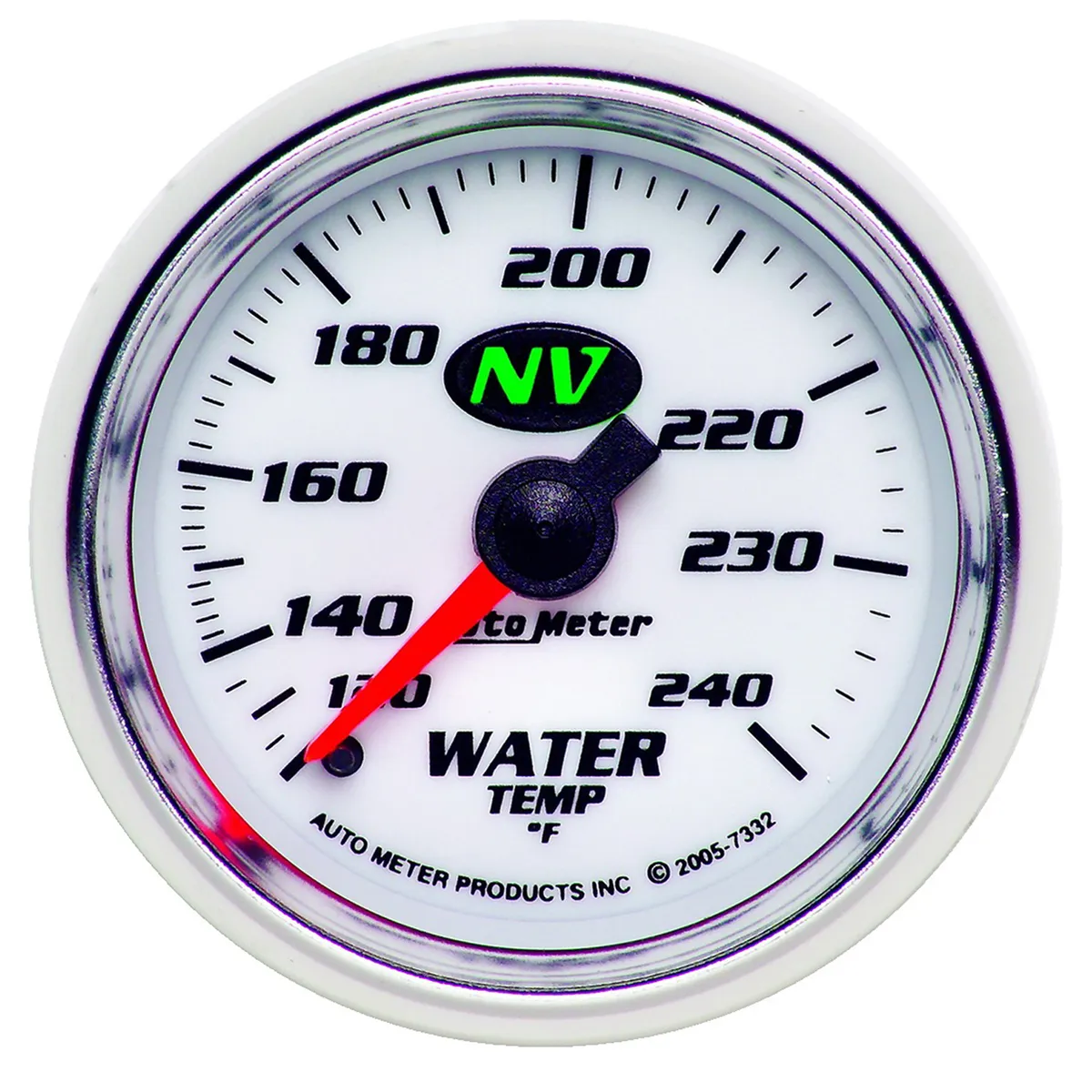 AutoMeter Gauge, Water Temp, 2 1/16", 120-240?F, Mechanical, NV