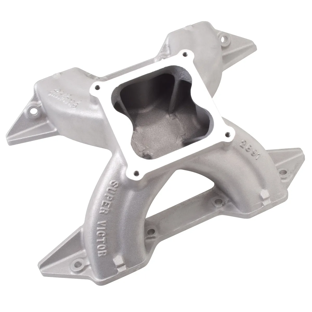 Edelbrock 2893 Super Victor Chrysler 440 Max Wedge Intake Manifold for 4500 Series Carb product image