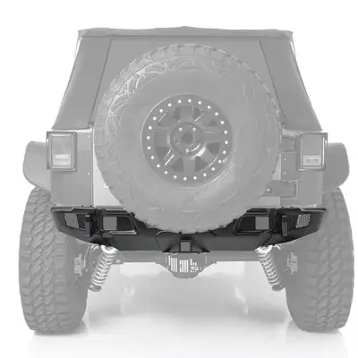 Smittybilt Stryker Rear Bumper - Textured Black (07-18 JK/JKU)