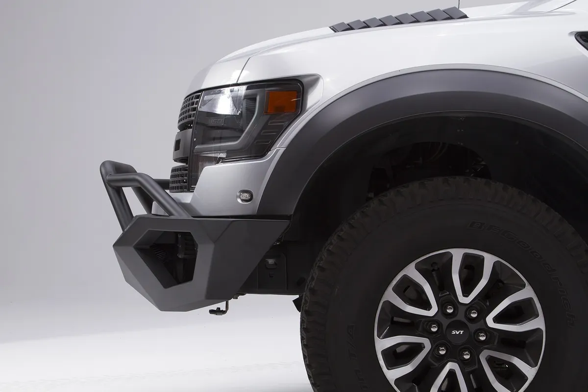 1014 Ford Raptor Vengeance Front Bumper w/ Prerunner Guard Matte Black product image