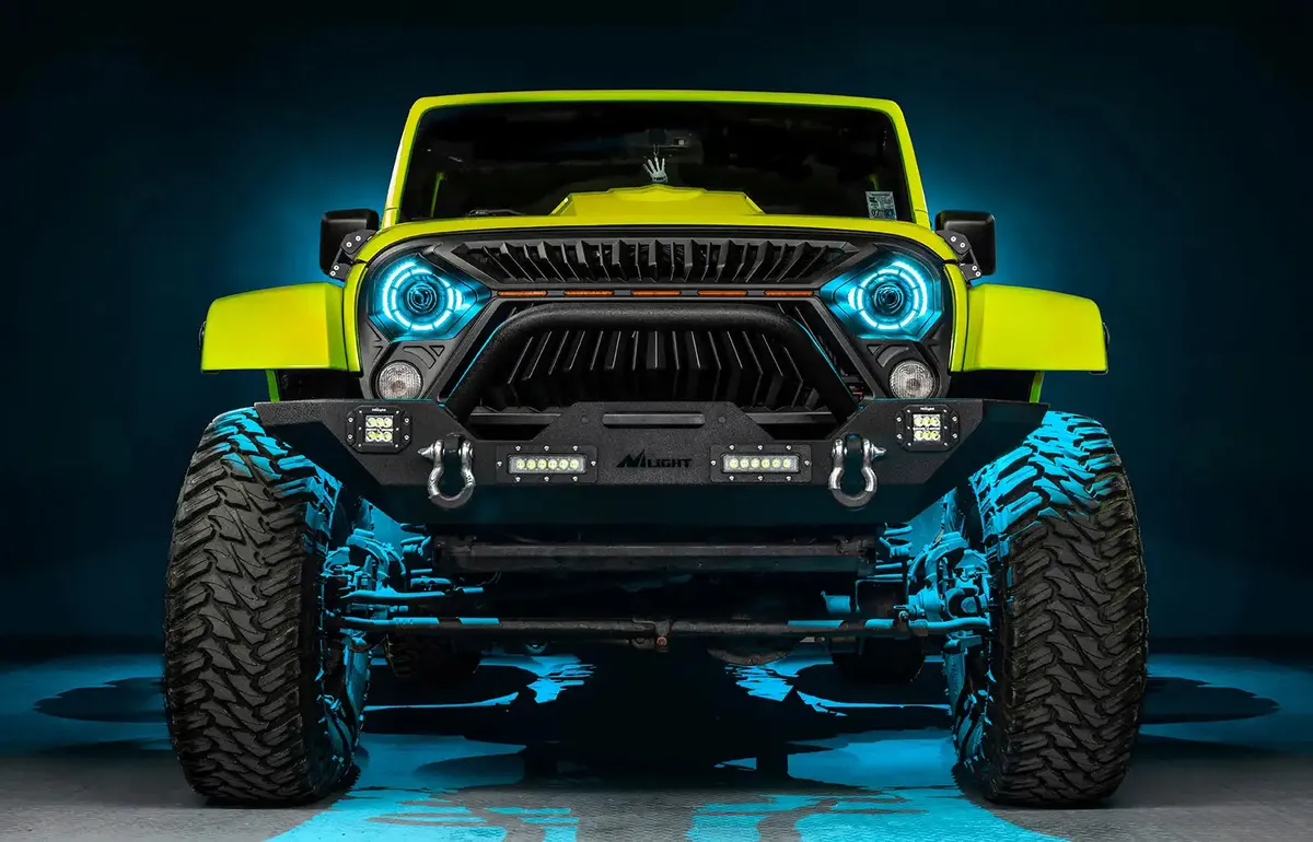 Oracle Oculus 7" ColorSHIFT Bi-LED Projector Headlights for Jeep JK product image
