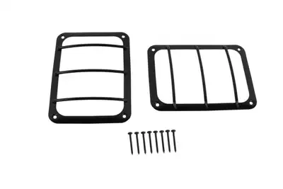 Kentrol Jeep JK Taillight Guard Pair 07-18 Wrangler JK Powdercoat Black Kentrol