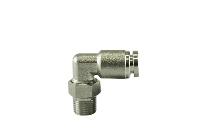 TurboSmart USA 1/8" NPT to 1/4" PTC 90º - Pushloc Fitting Stainless Steel