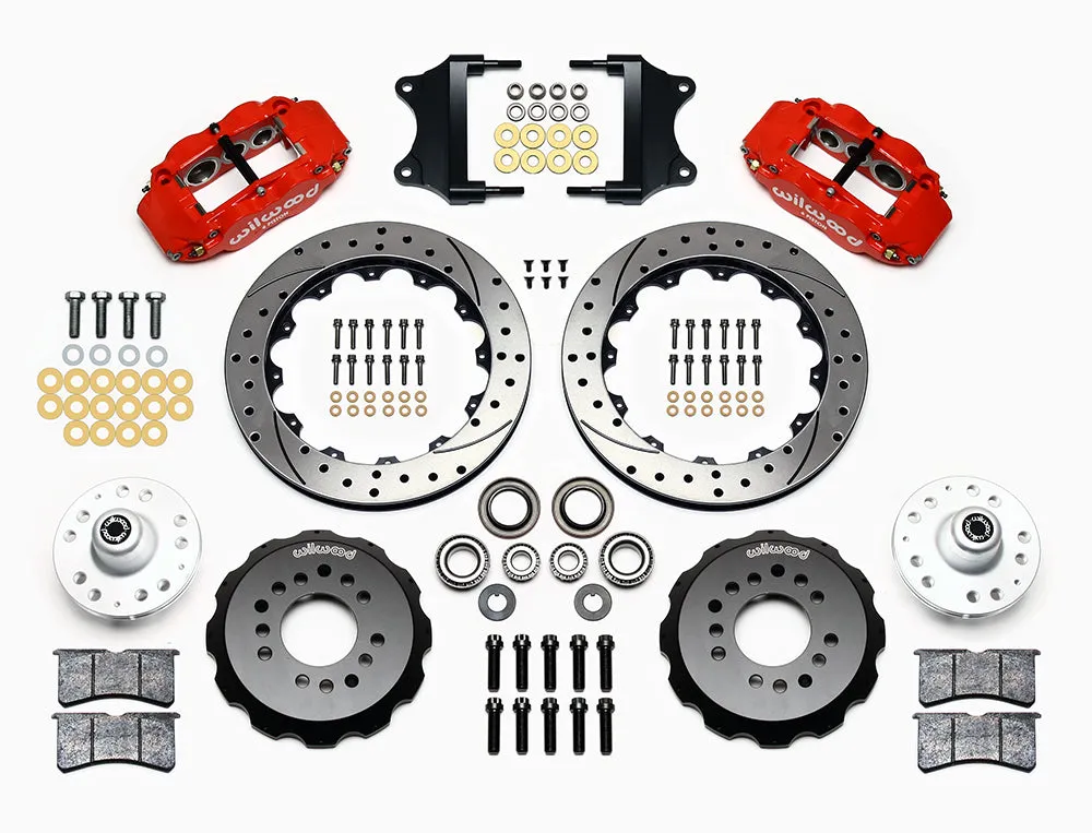 1955 - 1957 Chevrolet Forged Narrow Superlite 6R Big Brake Front Brake Kit (Hub) - 140-12307 product image