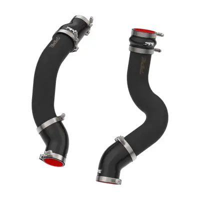 Pacific Performance Engineering 19-25 RAM 6.7L Cummins Hot and Cold Side Intercooler Charge Pipe Kit Black Pacific Performance Engineering