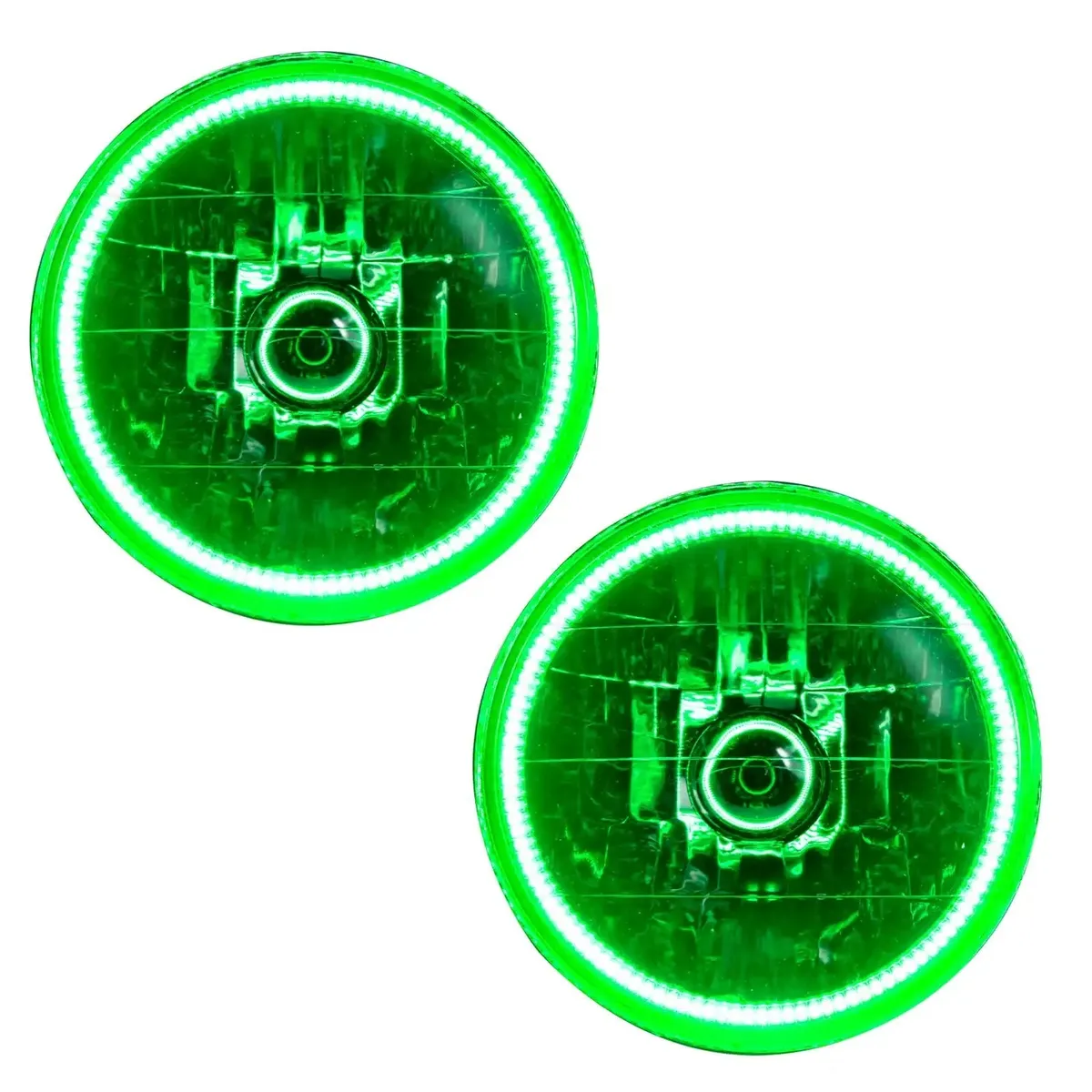 ORACLE Lighting 1997-2006 Jeep Wrangler TJ Pre-Assembled LED Halo Headlights product image