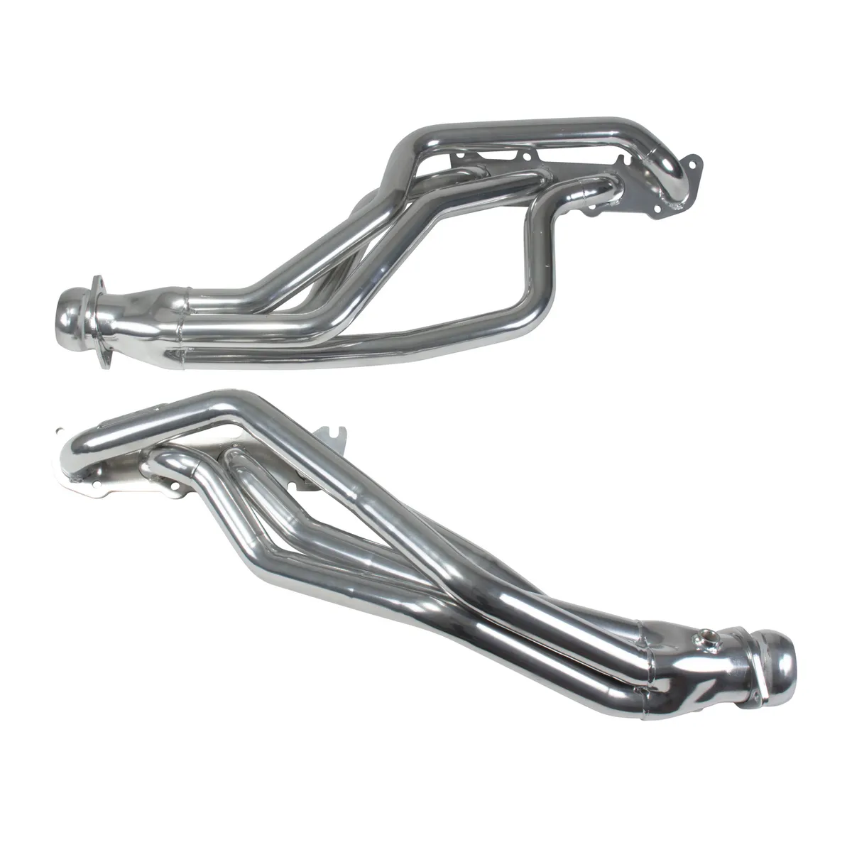 Ford Mustang Coyote Swap 1-3/4 Long Tube Exhaust Headers Polished Silver Ceramic 86-04 product image