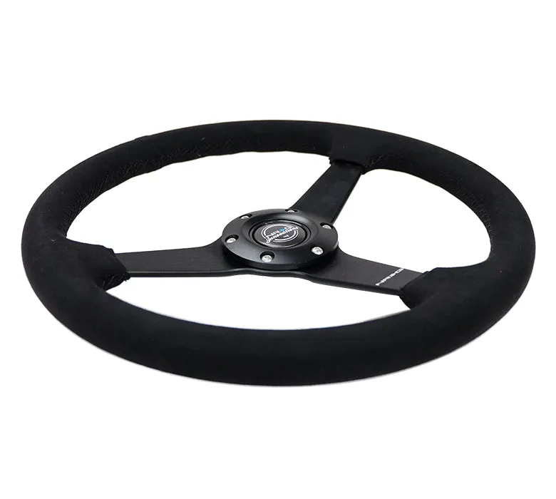 Steering Wheel 350mm 1.5 in Dish Black Alcantara product image