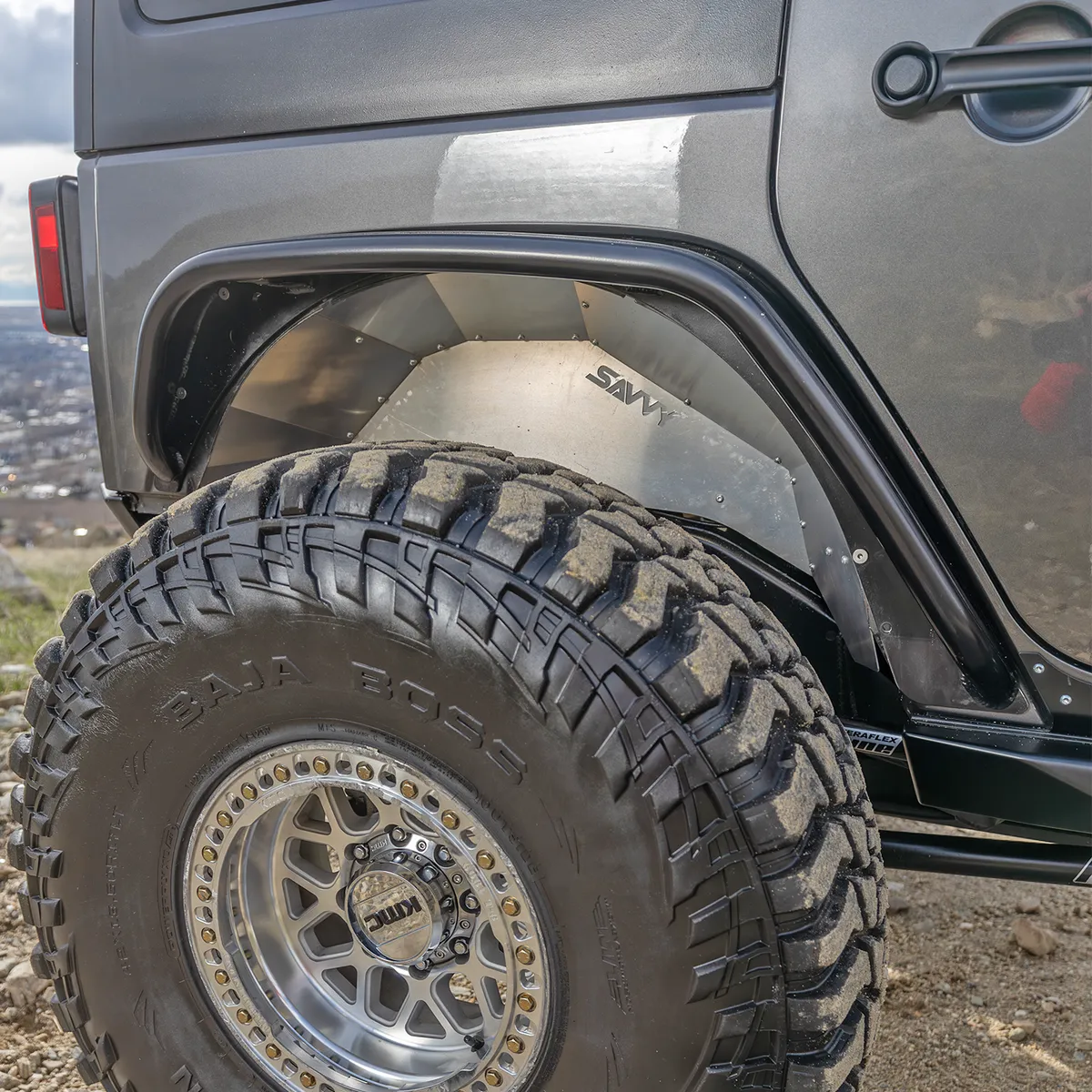 0718 Wrangler Rear Fender Inner Liner Raw product image