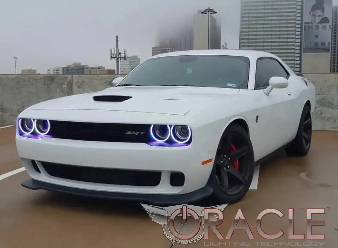 ORACLE Lighting 2015-2023 Dodge Challenger LED Surface Mount Headlight Halo Kit product image