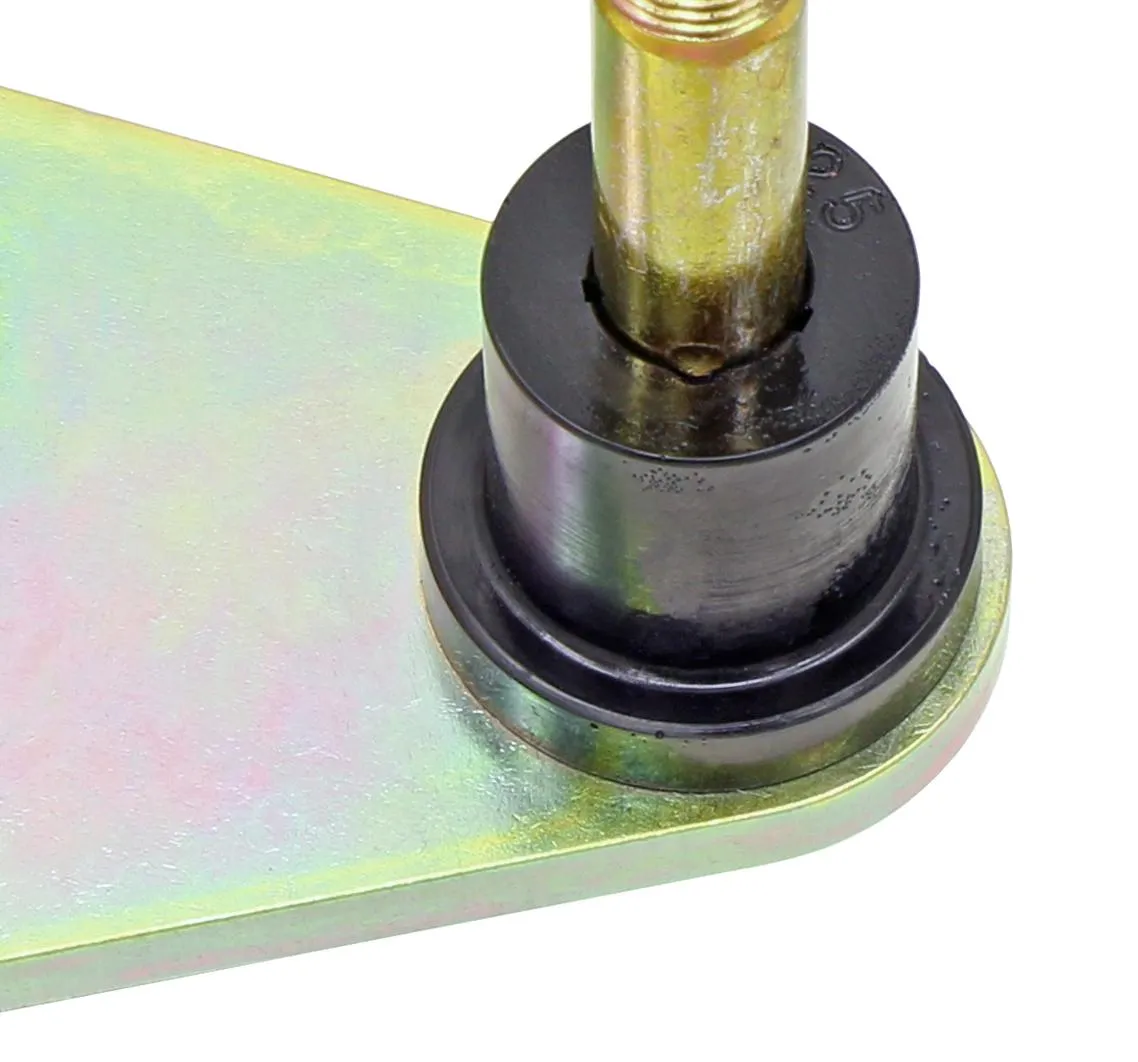 Boomerang Leaf Spring Shackles 87-95 Wrangler YJ Rear Includes Urethane Bushings HD Greasable Bolts Pair For Use w/ ProComp Springs RockJock 4x4 product image