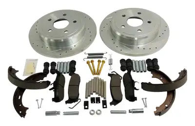 Crown Automotive Jeep Replacement Disc Brake Service Kit 2005-2010 WK Grand Cherokee, WH (Europe) Grand Cherokee w/o SRT8 Package;2006-2010 XK Commander, XH (Europe) Commander;