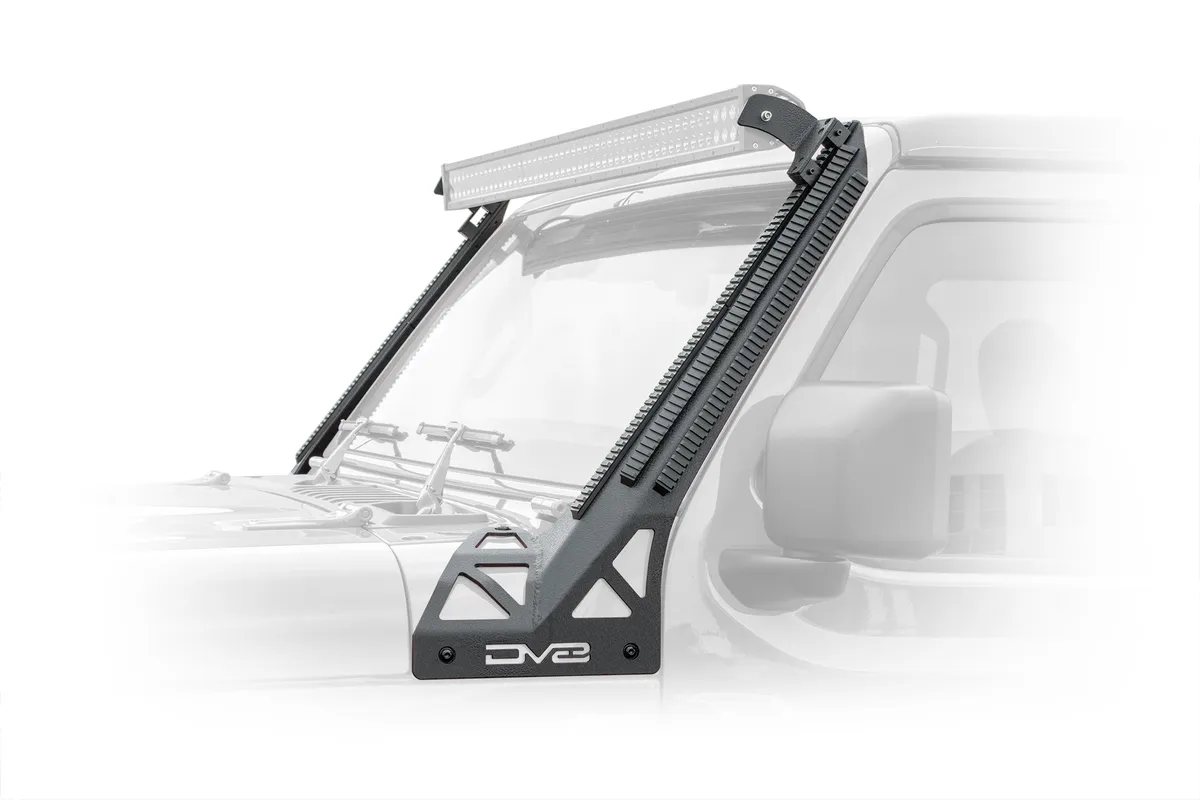 18+ Jeep Jl/ Gladiator Picatinny Rail a Pillar Light Mount DV8 Offroad product image