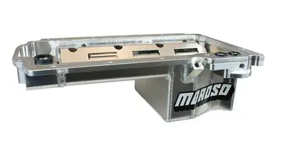 Moroso Oil Pan gm Lv1 Rear Sump 6 in Deep Road Race Baffle