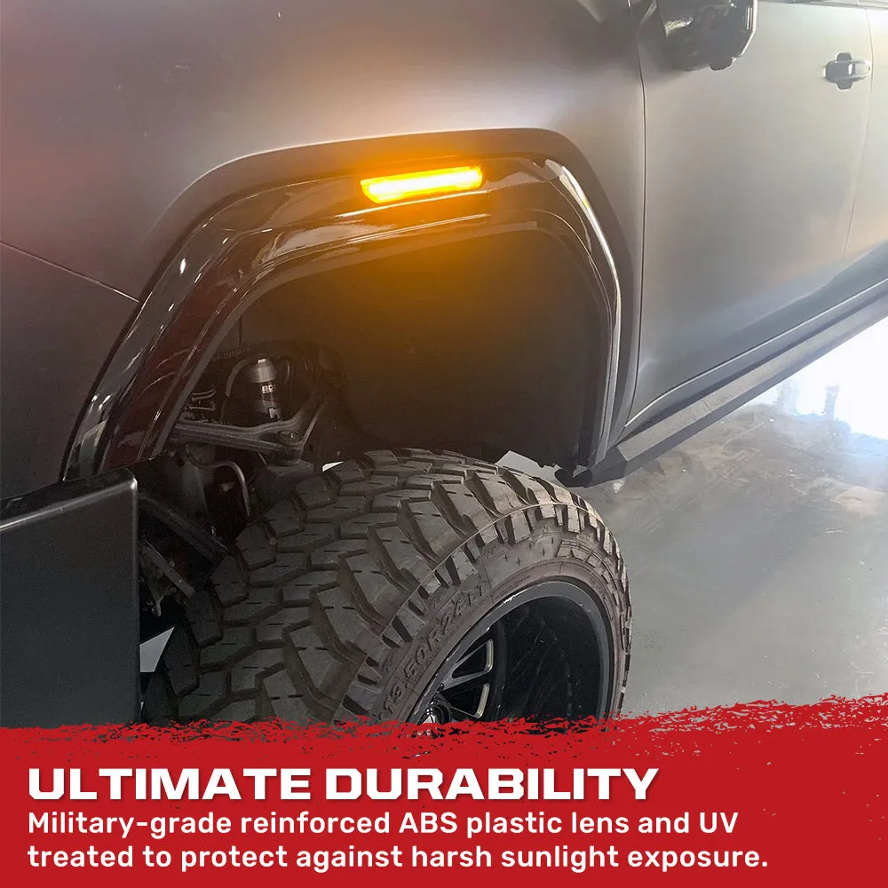 GMC 20-25 Sierra HD 2500/3500 (4th Gen) Fender Lenses (4-Piece Set) Ultra Bright LED Lights - Multiple Options product image