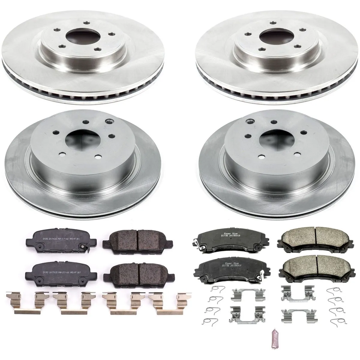 Z17 Direct Replacement Kit: Rotors; Ceramic Pads W/Hardware product image