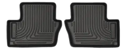 Husky Liners 2nd Seat Floor Liner Black Second Row 2007-2012 Dodge Caliber 2007-2016 Jeep Compass 2007-2016 Jeep Patriot