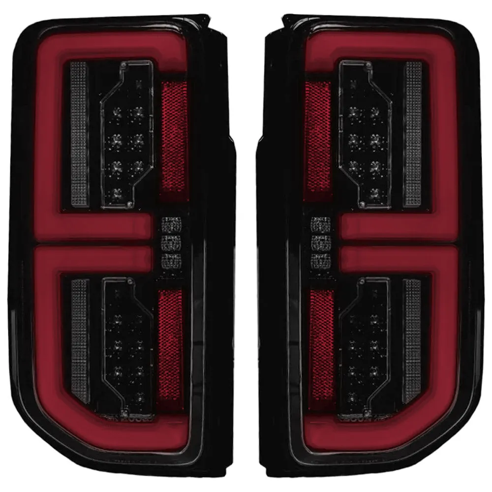 Ford 21-25 Bronco Tail Lights High-Powered Oled Bar Style Running & LED Brake Lights, Includes Oled Startup Sequence - Multiple Options product image