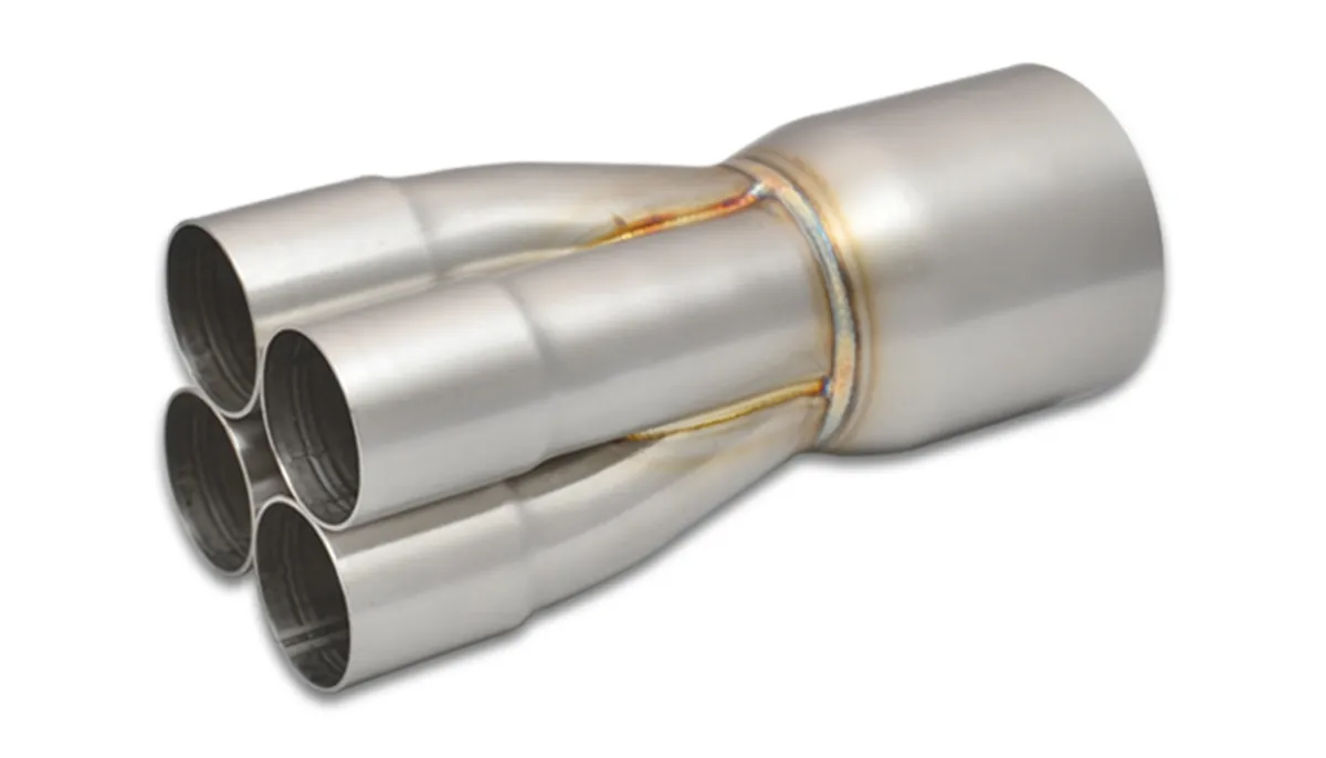 Vibrant Performance - 10303 - 4-1 Merge Collector, 1.75 in. Inlet I.D.; Merge - 3 in.; Outlet O.D. - 3.5 in. product image