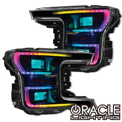 Oracle Lighting ORACLE Lighting 2018-2020 Ford F-150 Dynamic ColorSHIFT DRL Replacements + Dynamic Turn Signals
