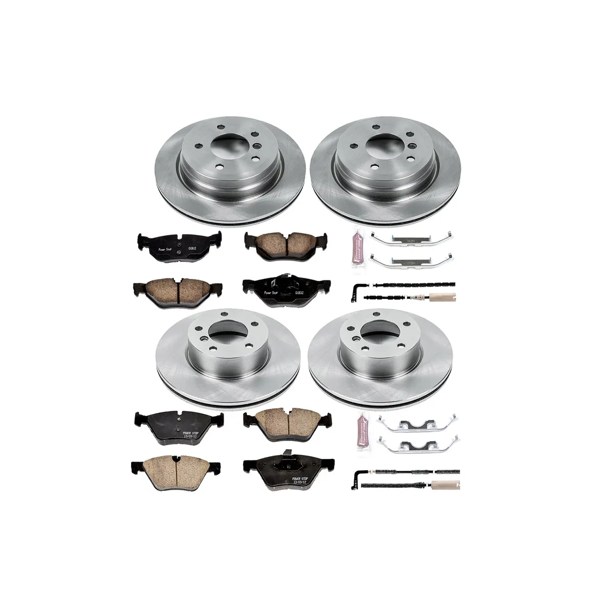 Z17 Direct Replacement Kit: Rotors; Ceramic Pads W/Hardware; Pad Sensors product image