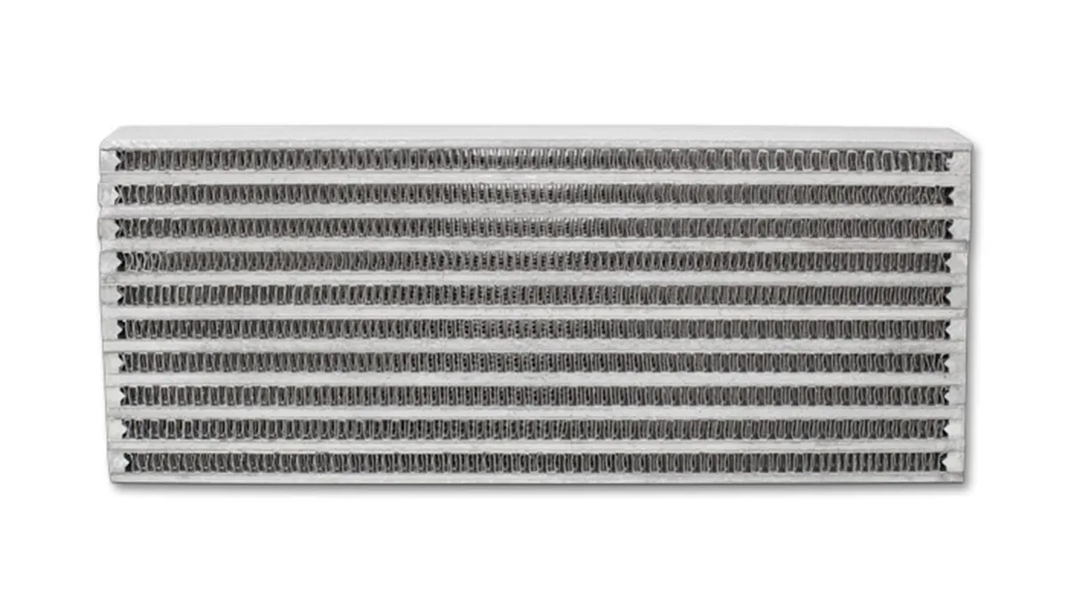 Universal Oil Cooler Core; 10 in. Core Width; 1.25 in. Core Thickness; 4 in. Height; 6061 Aluminum; product image