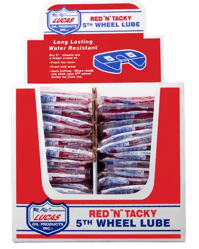 Lucas Oil Products Lucas Oil Products 10676 Red N Tacky 5th Wheel Lube 4-48pk display cartons