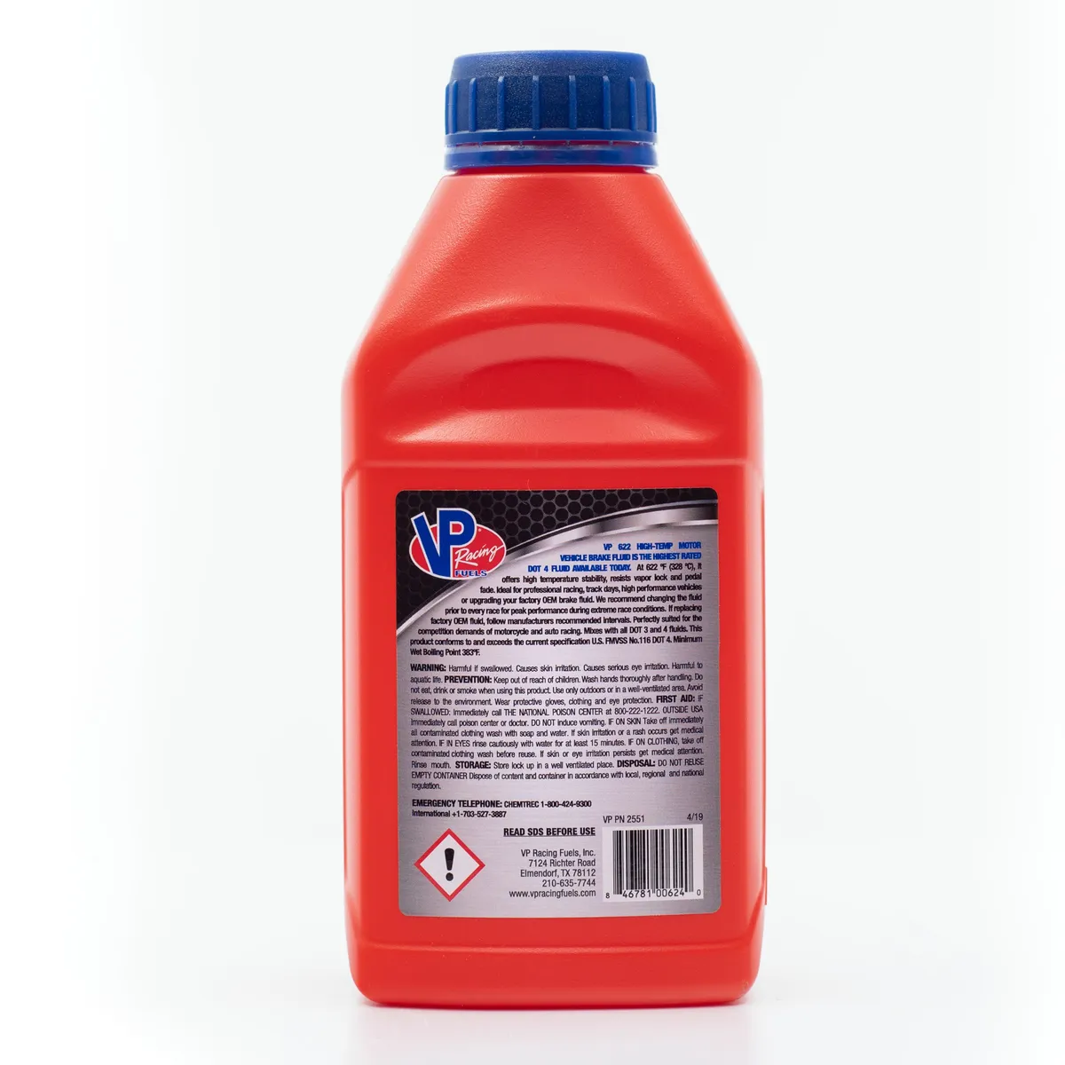 VP Racing Fuels 2551 VP 622 Racing Brake Fluid 500mL product image