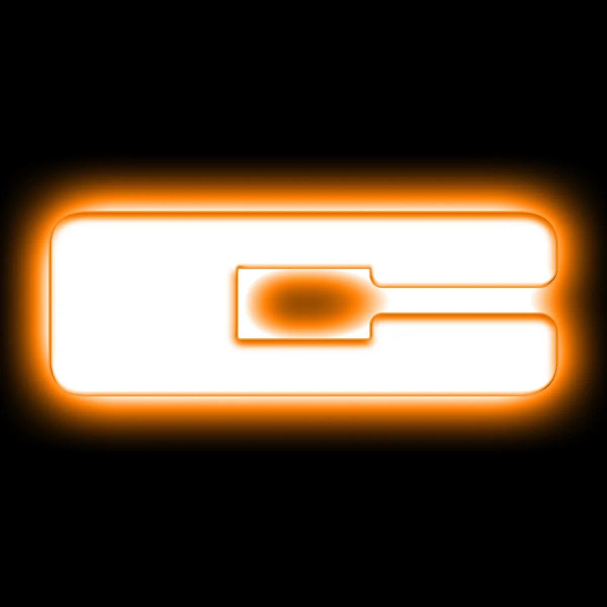 ORACLE Lighting Universal Illuminated LED Letter Badges - Matte White Surface Finish - C product image
