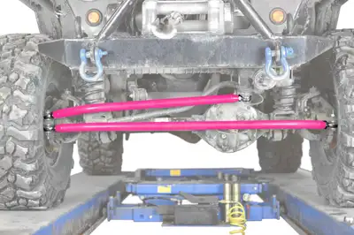 Steinjager Steinjäger Suspensions Wrangler TJ 1997-2006 Steering Crossover Kit Hot Pink, Extended