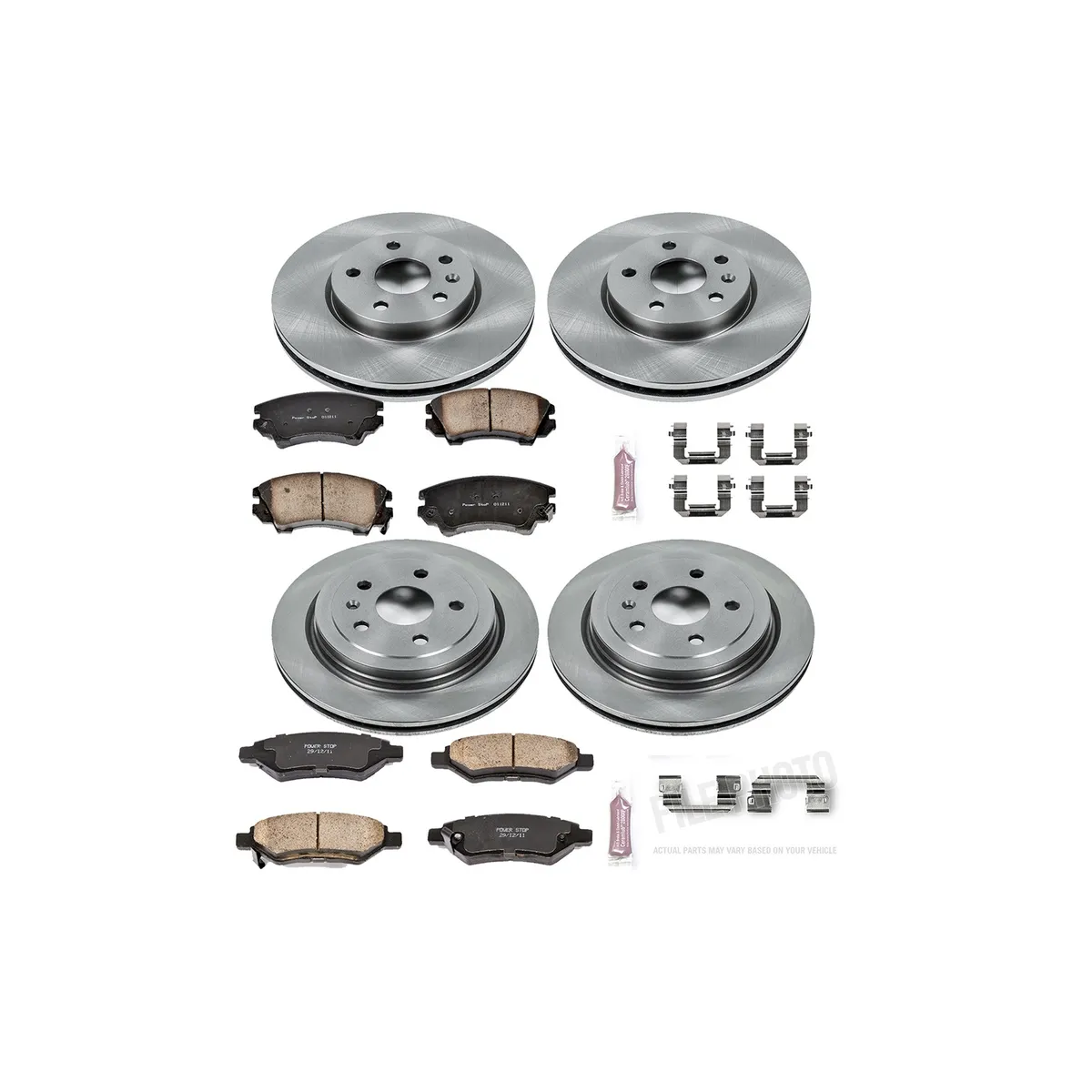 Z17 Direct Replacement Kit: Rotors; Ceramic Pads W/Hardware product image